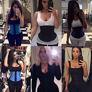 Kardashian con corsetto Waist trainer