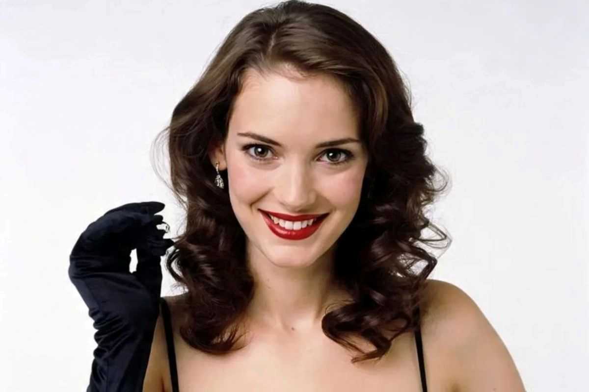 Winona Ryder in una foto di quando era giovane