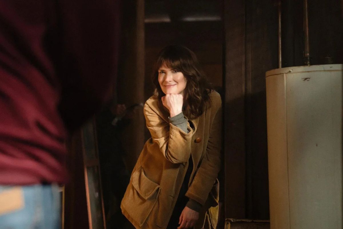 winona ryder sul set di stranger things