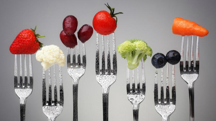 porzioni frutta e verdura