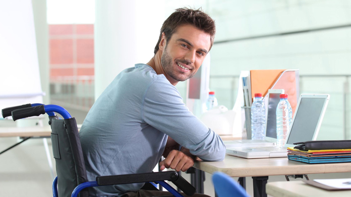 Un paziente sorridente