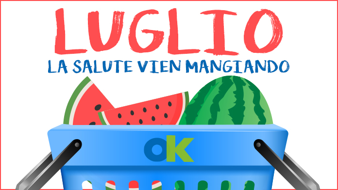 La frutta e la verdura di luglio