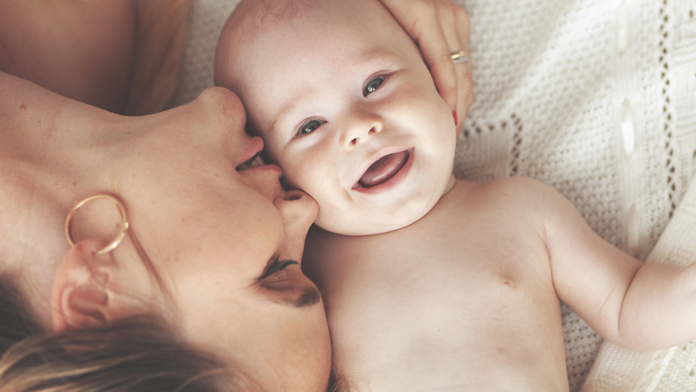 una mamma con suo figlio