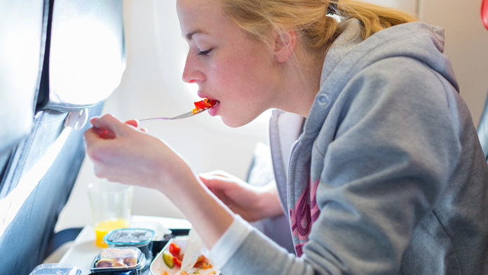 cosa mangiare in aereo