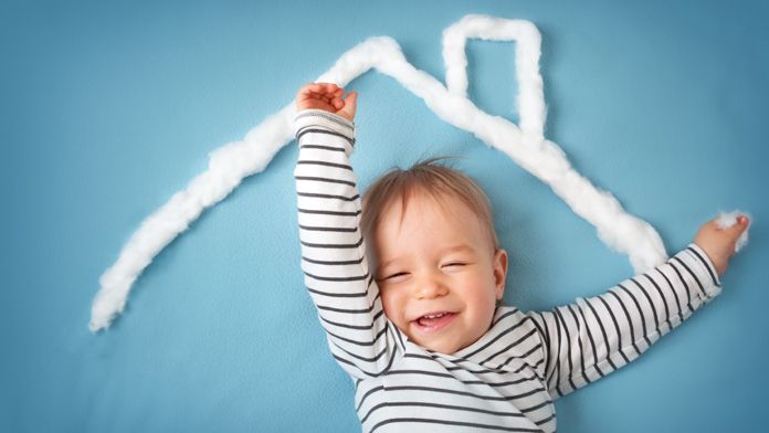 Nanna sicura e sicurezza del bambino in casa