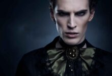 un attore travestito da vampiro