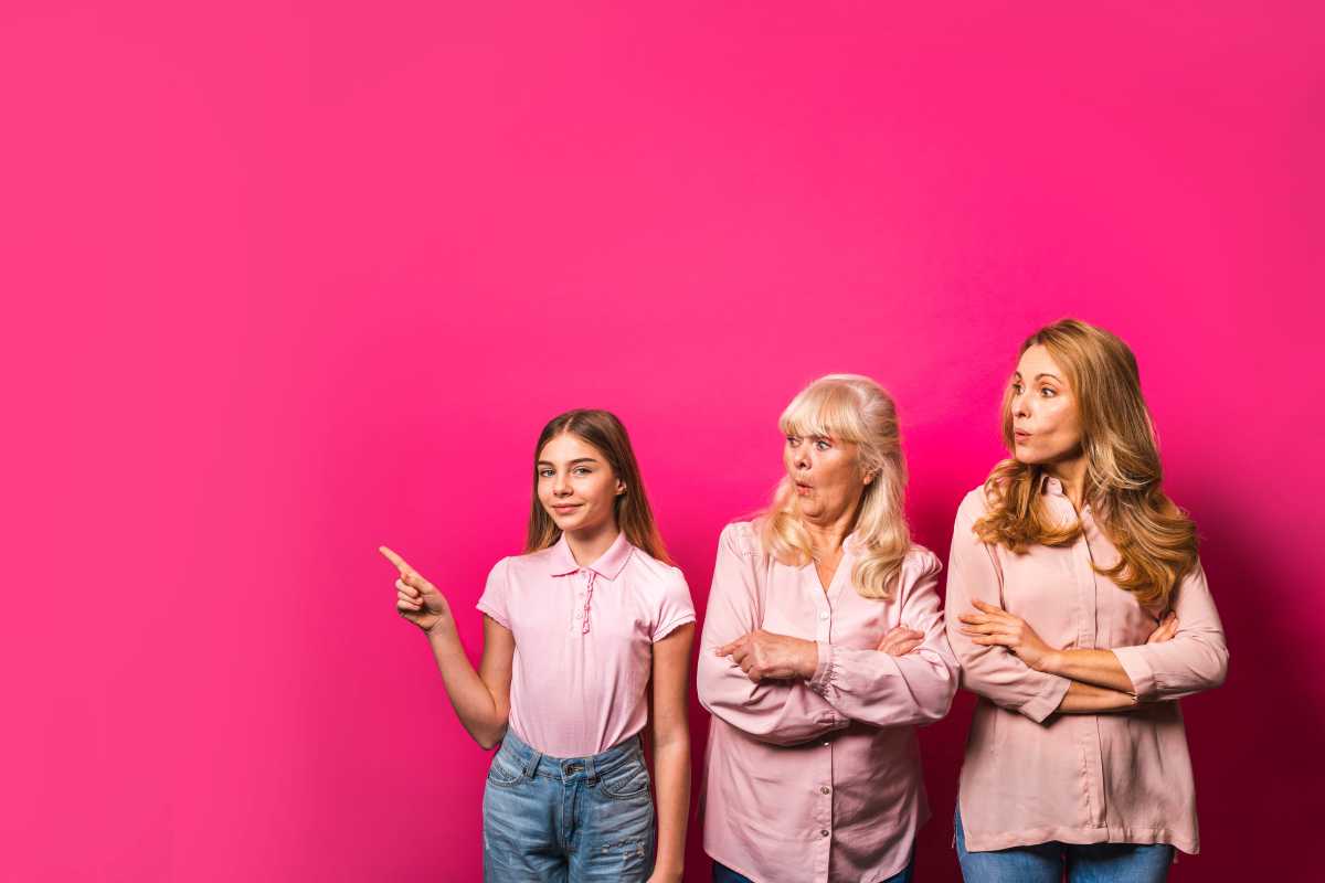 tre generazioni di donne diverse