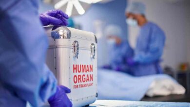 una sala operatoria dove si sta per eseguire un trapianto di organo