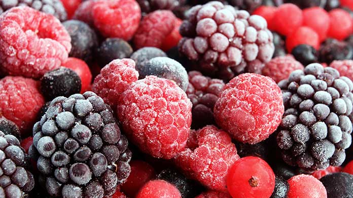 Frutta e verdura surgelate