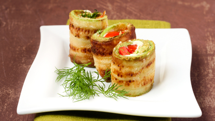 ricetta involtini zucchine