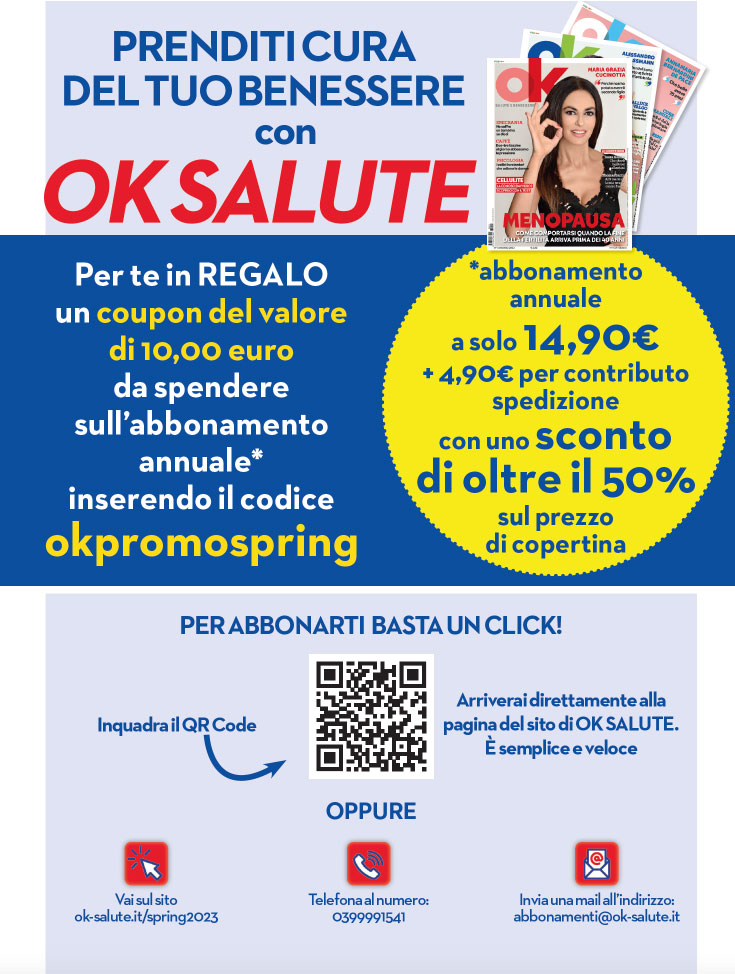 Offerta abbonamento ok salute e benessere 2023