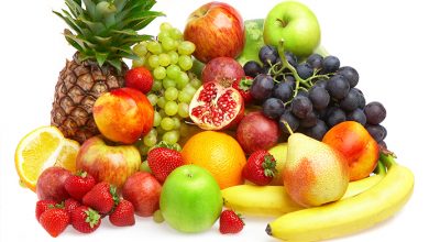 Insieme di frutta fresca