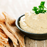 hummus con pane pita