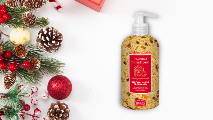 sapone liquido al panettone di Helan