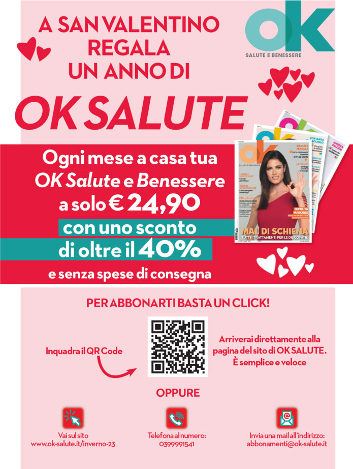 offerta abbonamento ok salute a 24,90 sconto del 40%