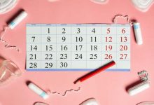 calendario del ciclo mestruale