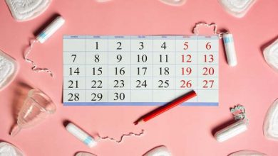 calendario del ciclo mestruale