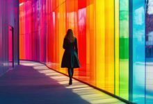 passeggiare in mezzo ai colori