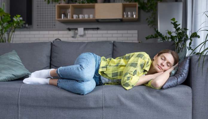power nap sul divano