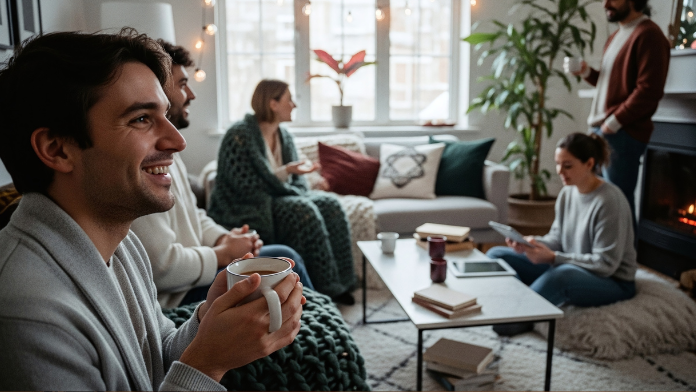 ospitare feste stress