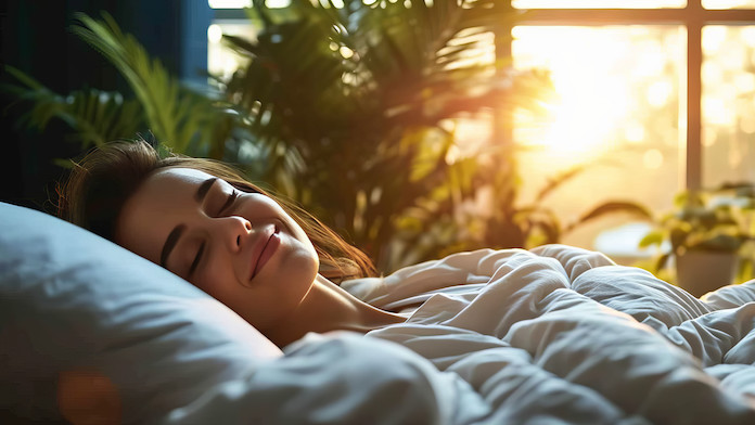 sonno e pianta nella stanza