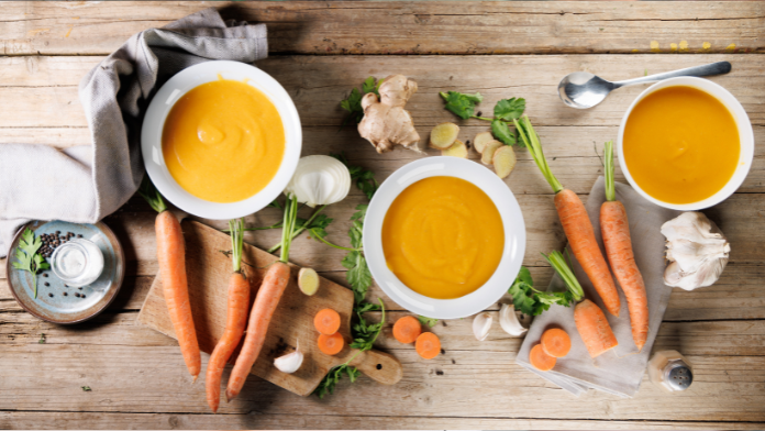 Crema di carote e zenzero