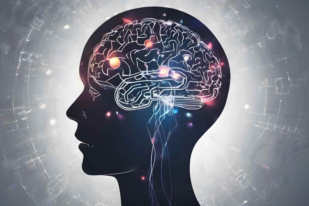 immagine del cervello di un uomo 