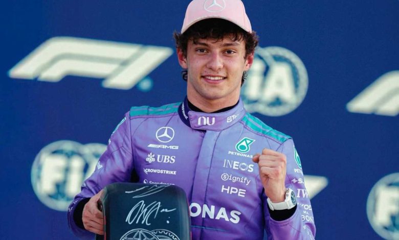 foto di kimi antonelli vittoria gran premio di miami