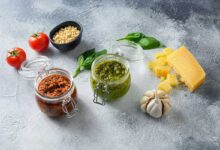 pesto alla trapanese e pesto alla genovese