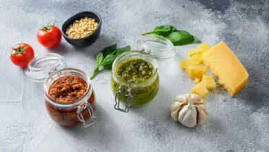 pesto alla trapanese e pesto alla genovese