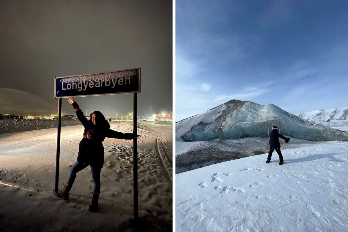 giulia di marino a longyearbyen nelle isole svalbard