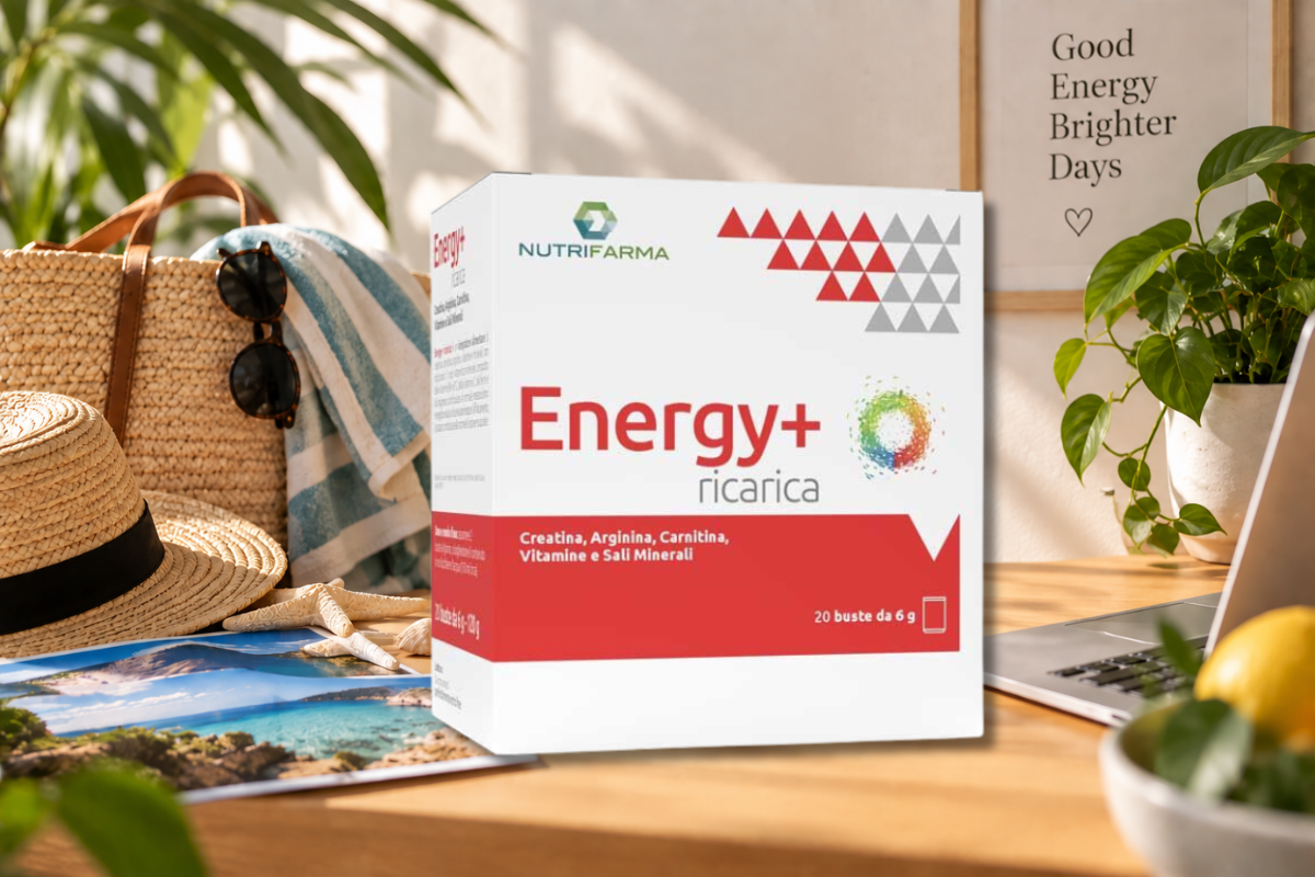 Energy+ Ricarica di Nutrifarma, 20 buste da 6 g, da 19,50 euro
