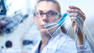 una ricercatrice oncologica