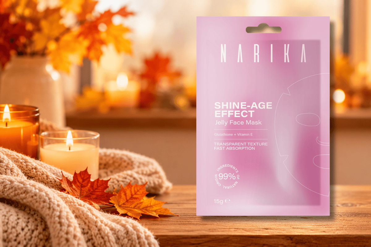 Narika: la maschera jelly illuminante con vitamina E e glutatione