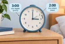 cambio dell'ora tra sabato 24 e domenica 25 ottobre 2026