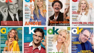 la storia di ok salute e benessere attraverso alcune delle sue copertine
